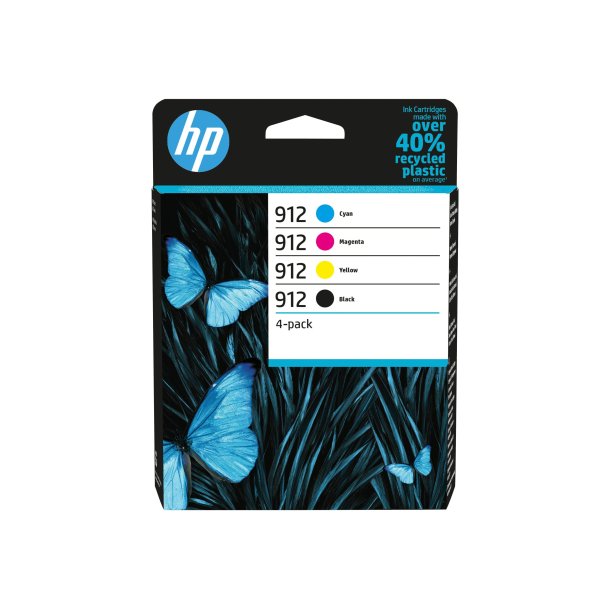 HP 912 Combo Pack Sort Gul Cyan Magenta 