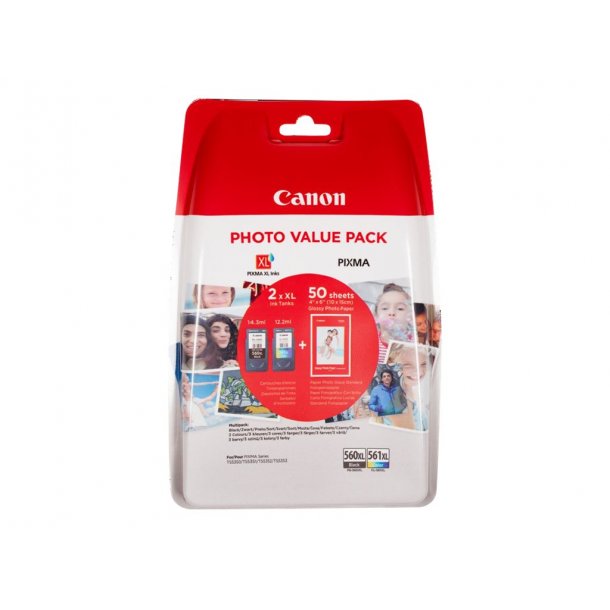 Canon PG560XL/561XL Photo Value Pack