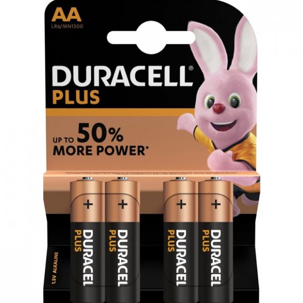 Duracell Plus AA 4 stk