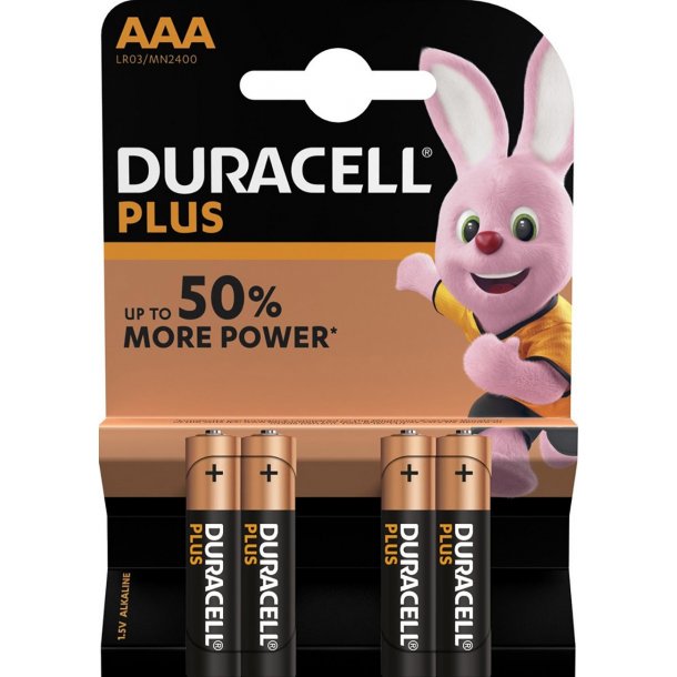 Duracell plus AAA batteri