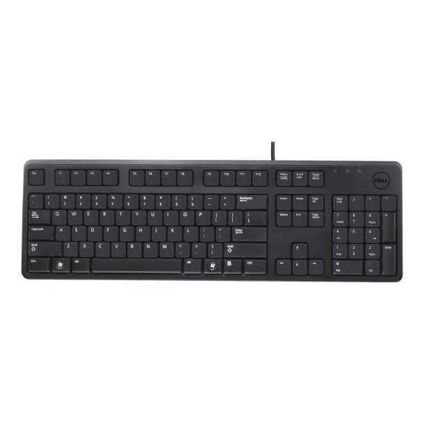 Dell Quiet Key tastatur USB Dansk kabling KB212-B