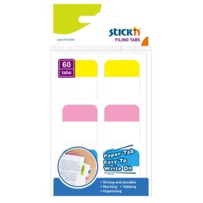 Indexfaner 4st 28x25 20 Blad Assorterat