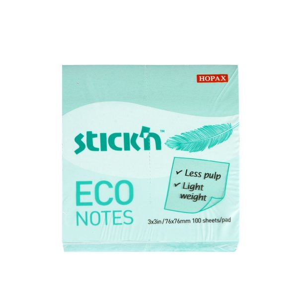 Notesblok ECO 76x76 100 Bl bl