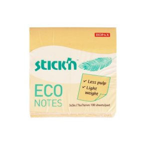 Notesblok ECO 76x76 100 Bl