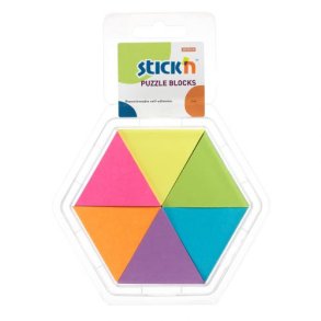 Notesblok 6st 43x50 150 Blad Assorterat Neon
