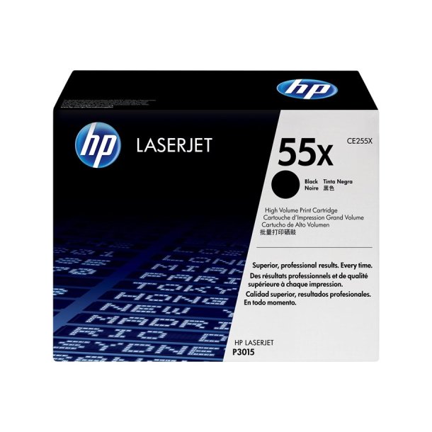 HP 55X Sort 13500 sider Toner CE255X