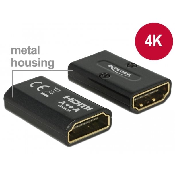 DeLOCK HDMI-kobling HDMI Sort