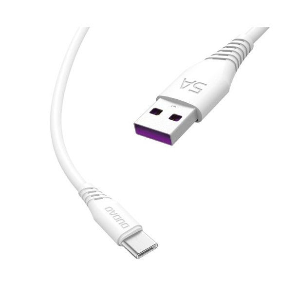 Dudao USB-A til USB-C kabel 2 meter hvid L2T-M