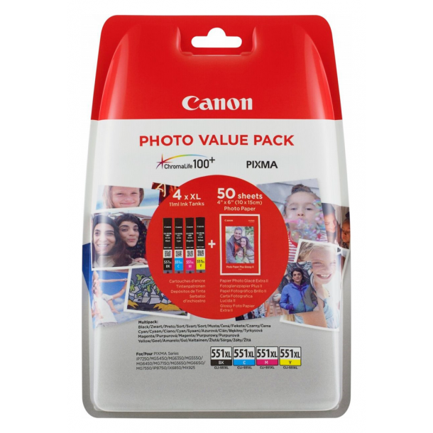 Canon CLI-551XL Multipack