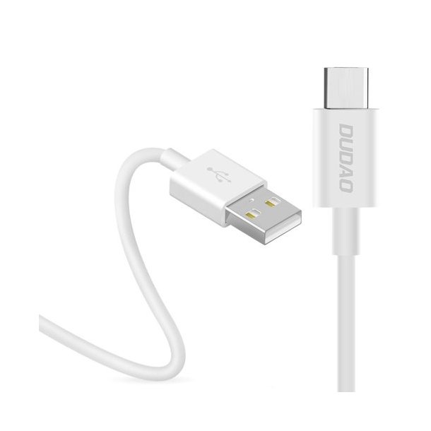 Dudao USB til USB C kabel 1 meter hvid L1T-M