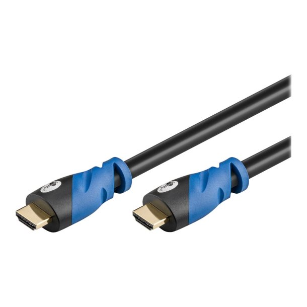 Goobay HDMI 2.0 Prmium 1 meter Sort/Bl