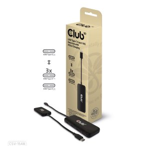 Club 3D USB C 4 port hub