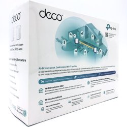 TP-Link Deco X50 Wi-Fi Mesh system desktop med 2 enheder