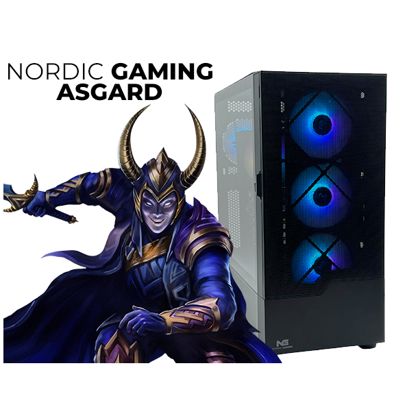 Nordic Gaming Asgard Loke Gaming PC -  i5 16GB RTX4060Ti 1TB