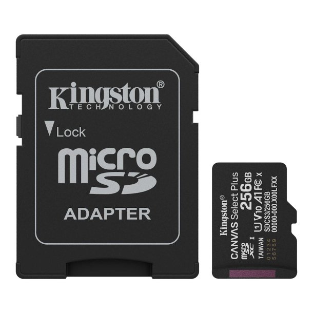 Kingston Canvas Select Plus microSDXC 256GB 150MB/s