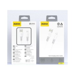 Dudao  L25S USB-A til Lightning kabel 1 meter hvid
