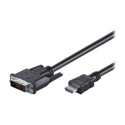 HDMI til DVI-D Kabel 2 meter Goobay 50580