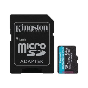 Kingston 64GB SDHC Canvas Go! Plus M/Adapter