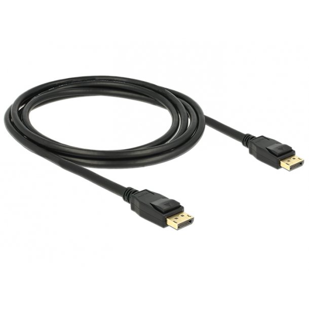 Delock 83806 Displayport 1.2 Kabel 4K 60 Hz 2 Meter