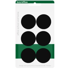 BNT 6 stk magneter sort  30m