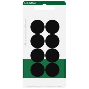 BNT 8 stk magneter sort  20mm