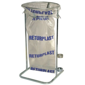 Tina Trolleys affaldsstativ t/returplast 240L