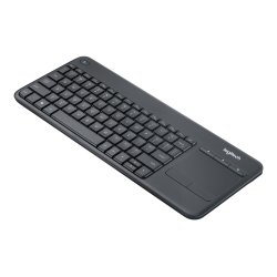 Logitech K400 plus sort tastatur med TouchPad