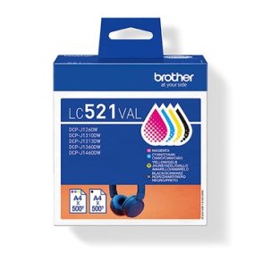 LC521VAL Multi-Pack CMYK ink cartridges