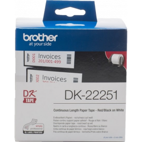 Brother DK 22251 Mrkater fortlbende papir (6,2 cm x 15,24 m) 1rulle(r)