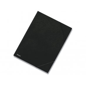 Elastikmappe A3 karton sort 