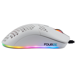Fourze GM800 hvid RGB gamermus