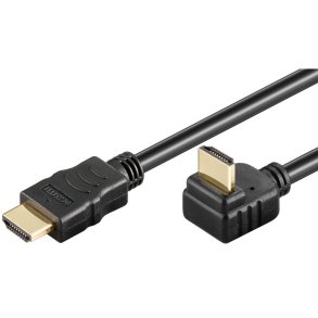 Goobay HDMI 2.0 1,5 meter kabel han med vinklet stik 61273