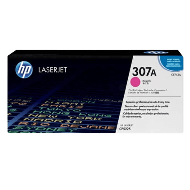 HP 307A Magenta toner CE743A 7300 sider