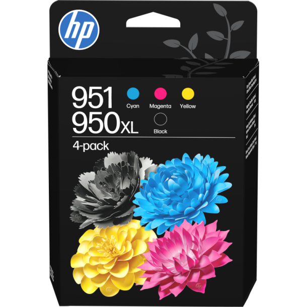 HP 950 + 951 XL 4-pack