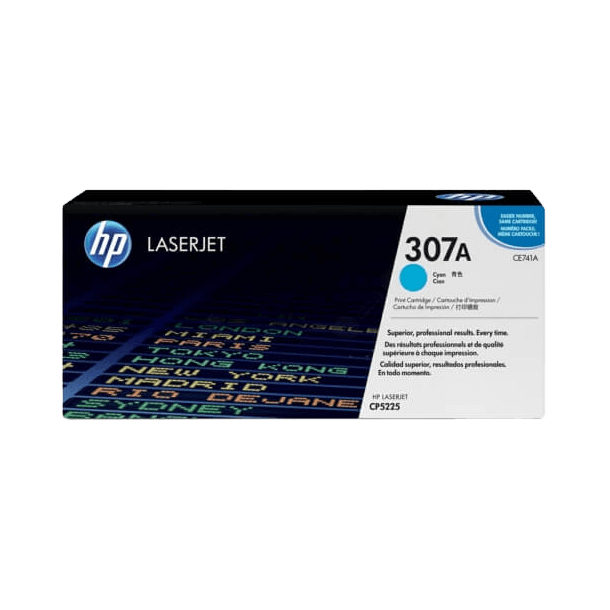 HP 307A Cyan toner CE741A 7300 sider