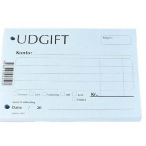 Udgiftsbilag GF 1047 bl