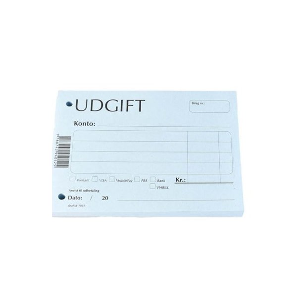 Udgiftsbilag GF 1047 bl