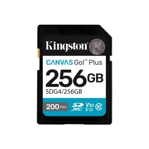 Kingston 256GB SDHC Canvas Go! Plus