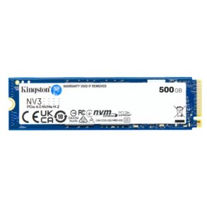 Kingston Solid state-drev NV3 500GB M.2 PCI Express 4.0 x4 (NVMe)