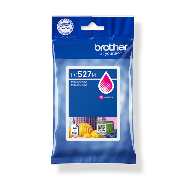 Brother LC 527M Magenta  blkpatron 900 sider