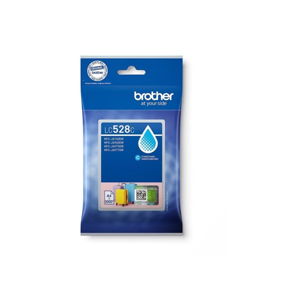 Brother LC528C Cyan Op til 5000 sider ISO/IEC 24711