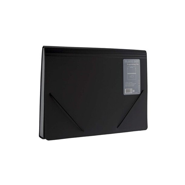 Arkivmappe bnt sort A4 13 rum