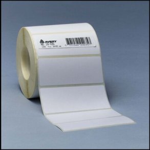 Avery Etiket p� rulle 36x75mm hvid 24-034 1000stk/rul