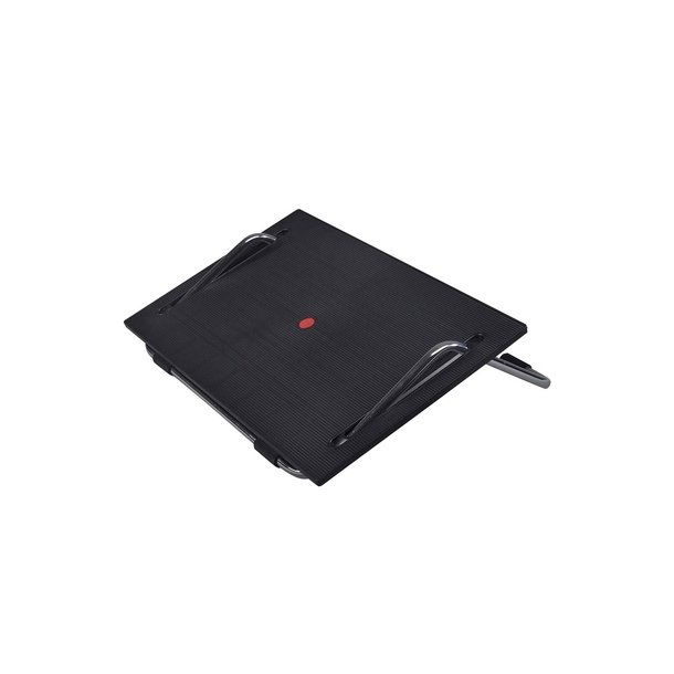 Fodst�tte, Twinco Twin Ergonomic, metallic/sort