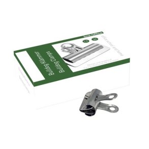 Papirklemme bulldog 12stk 32mm