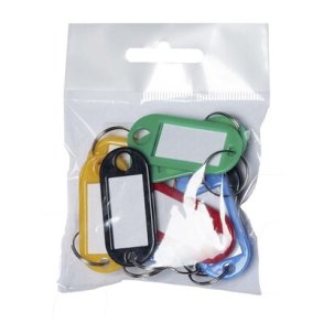 Ngleskilte BNT plast PET assorteret (10 stk)