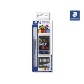 Chalk marker Lumocolor 344 ass. 4stk/pak