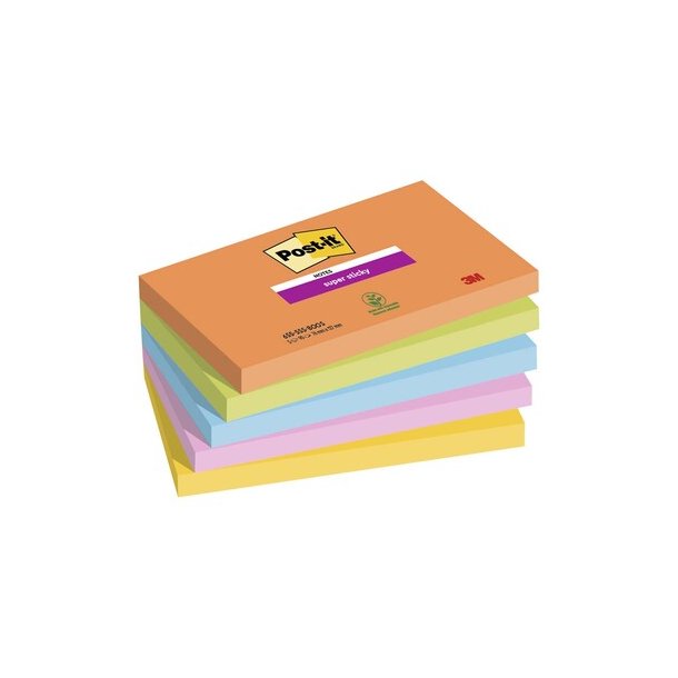 Note POST-IT Energy 76x127mm ass