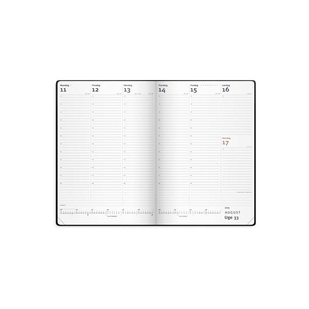 Ugekalender City Diplomat sort 25194000