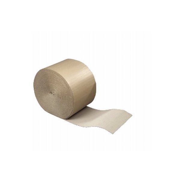 Bølgepap 40cmx70m brun